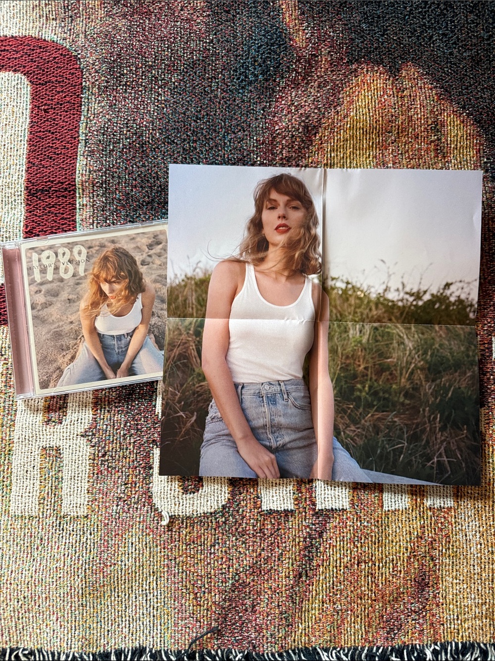 Taylor Swift 1989 Taylor’s Version CD Rose Garden Pink Poster New Romantics